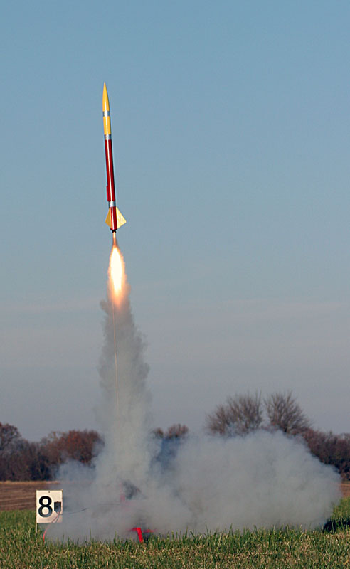 Launch of Mike Borman's PML Quasar on an Aerotech H180 Reload
