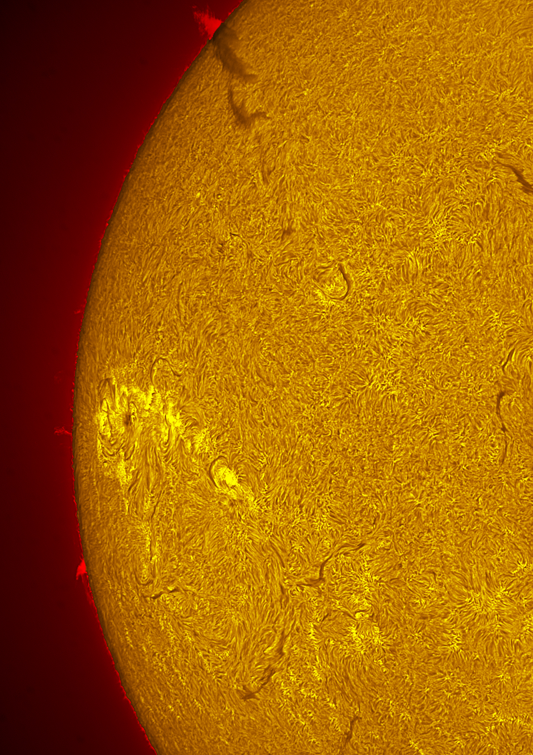 Active region 4472-4473 in h-alpha 06/21/26