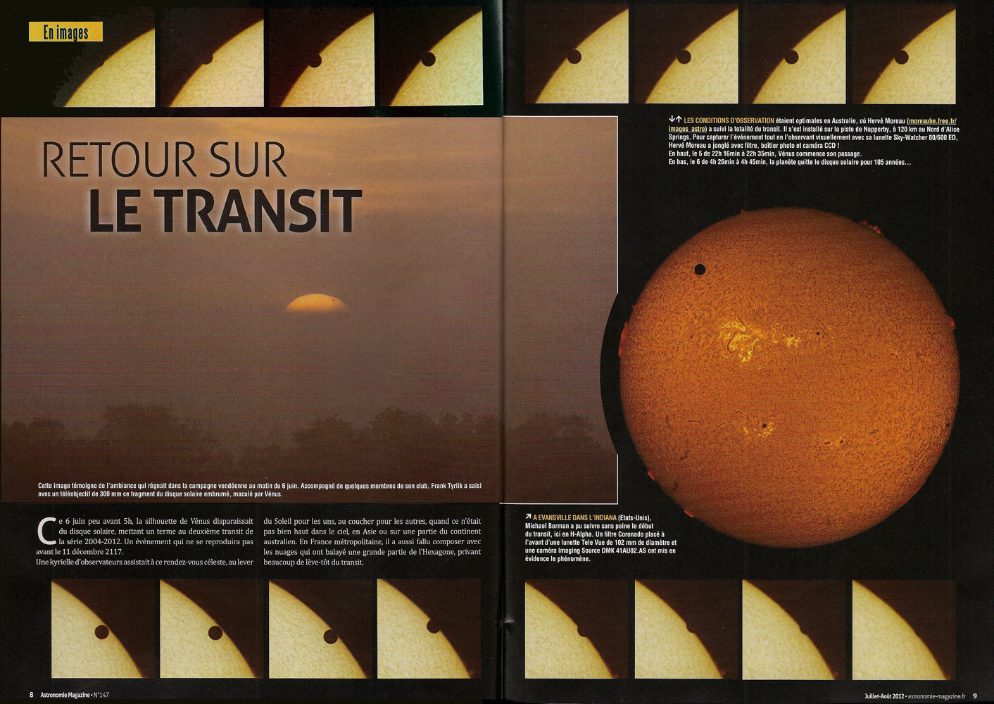 h-alpha transit image