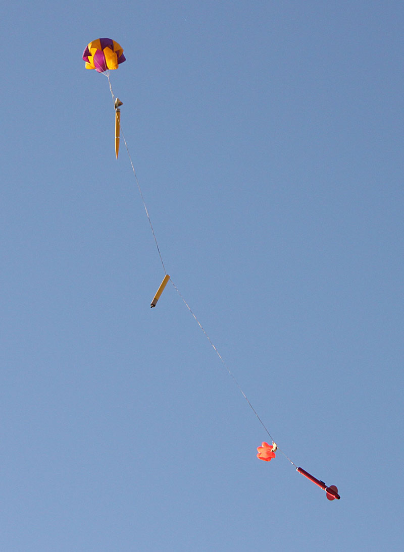 Flight of Giant Leap Elipse with an Aerotech I211W motor 