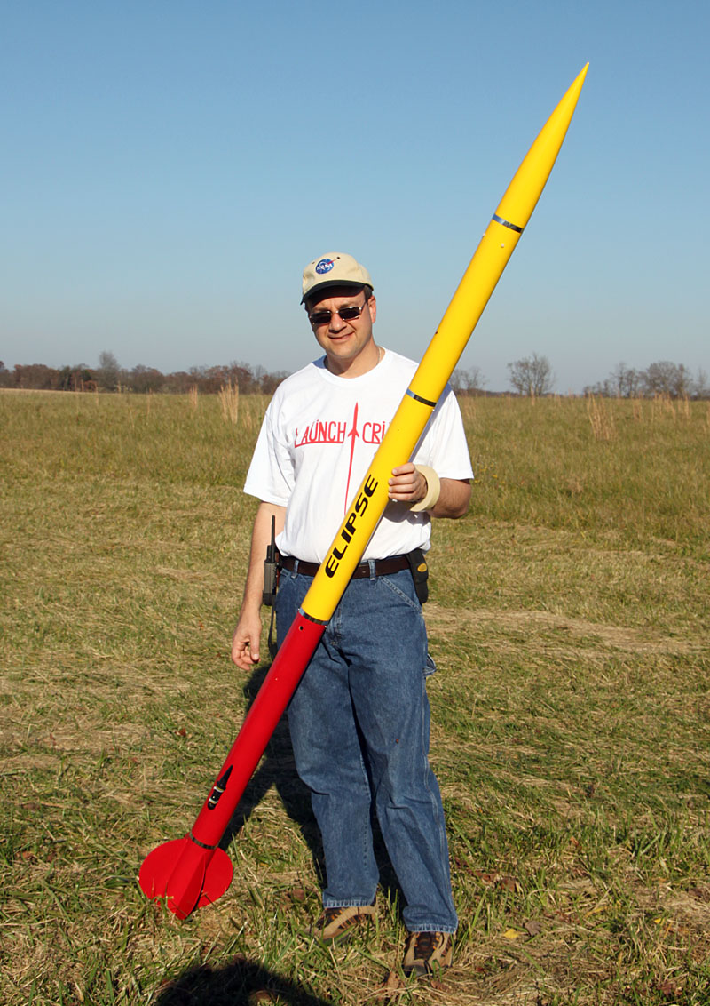 Flight of Giant Leap Elipse with an Aerotech I211W motor 