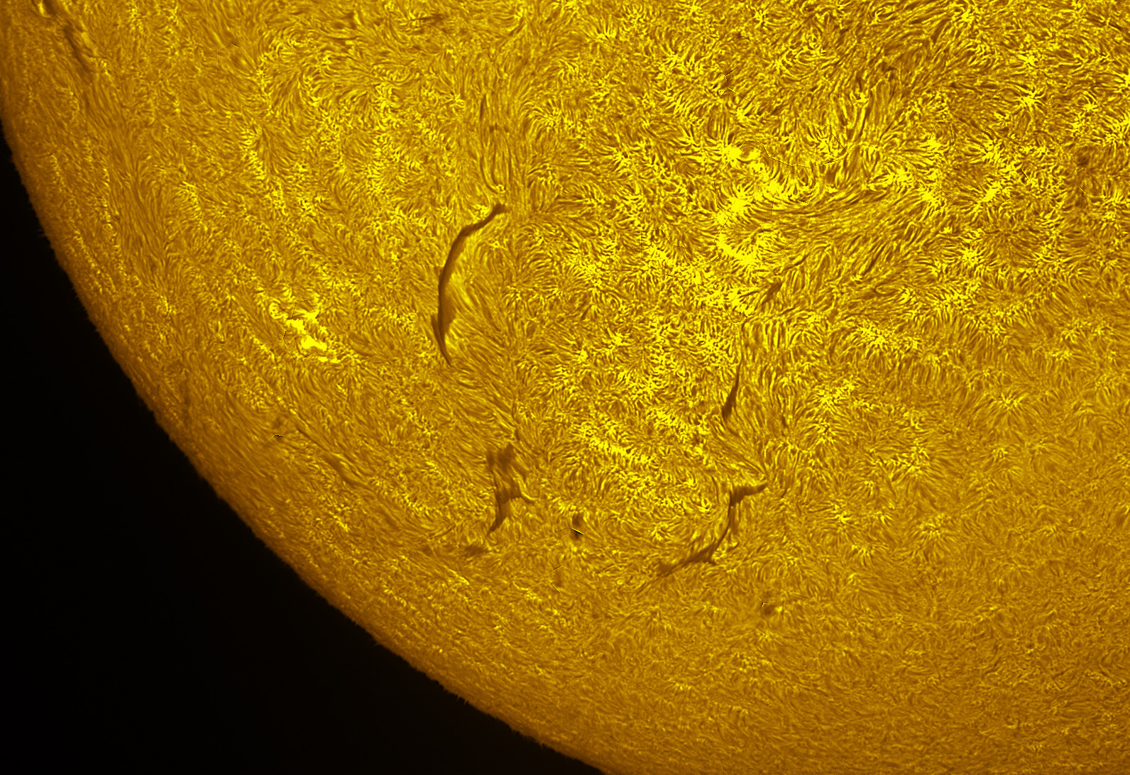 Filaments in h-alpha 09/13/26