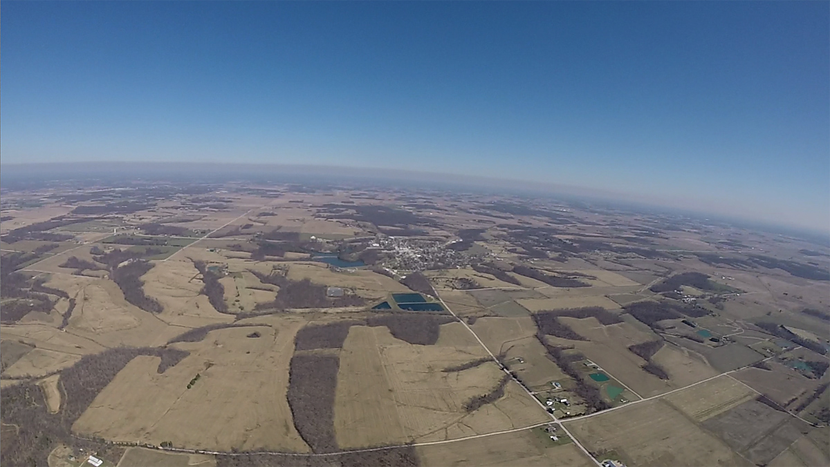 Video frame from GoPro camera. 
