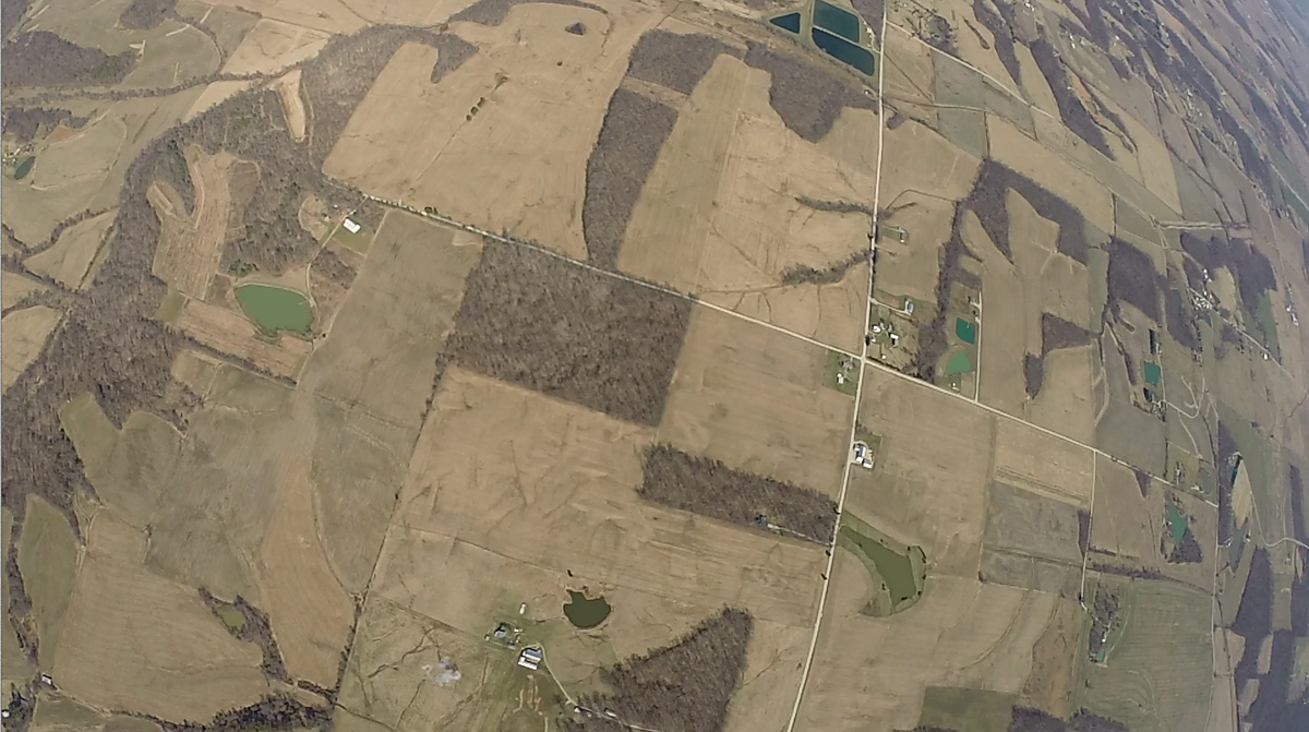 Video frame from GoPro camera. 