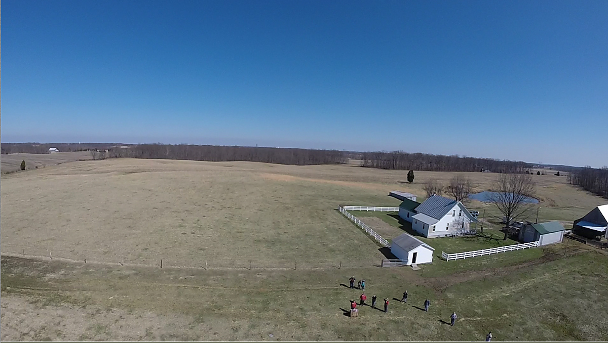 Video frame from GoPro camera. 