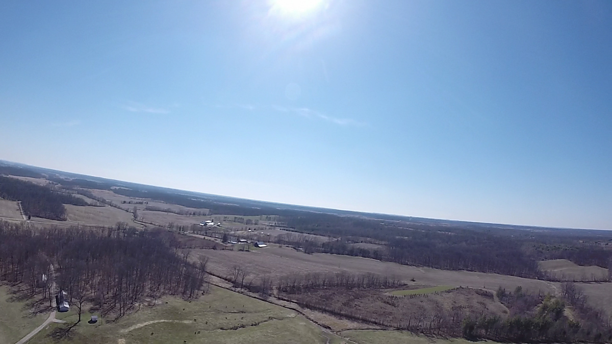 Video frame from GoPro camera. 