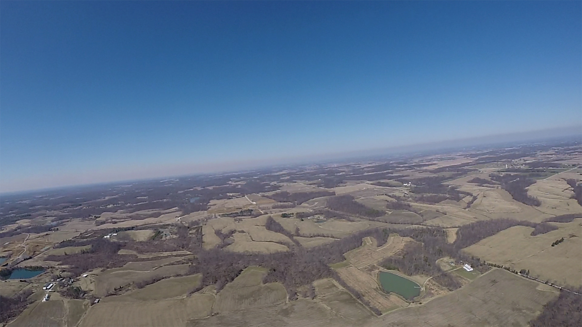 Video frame from GoPro camera. 