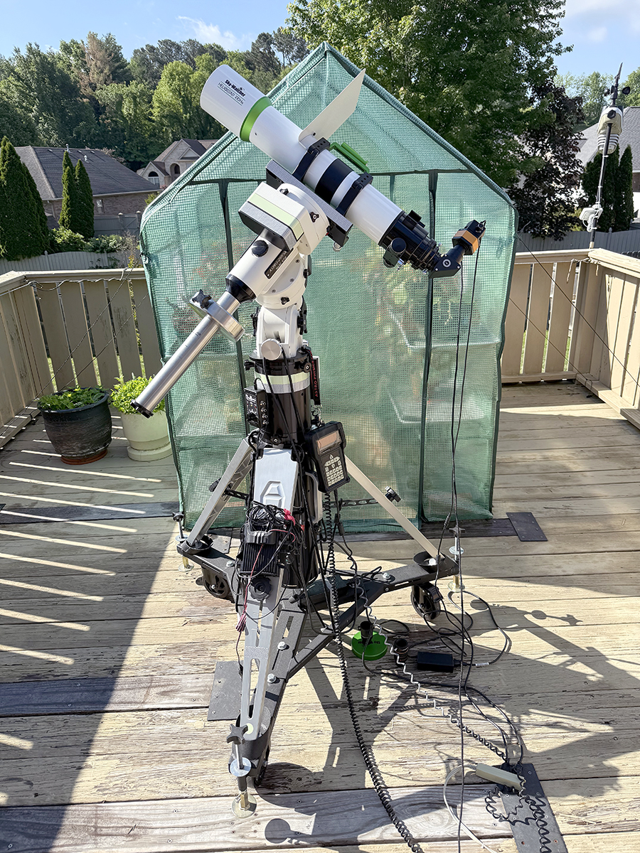 Sky-Watcher Heliostar 100 Ha on a Astro-Physics Mach2 GTO mount 05/09/26