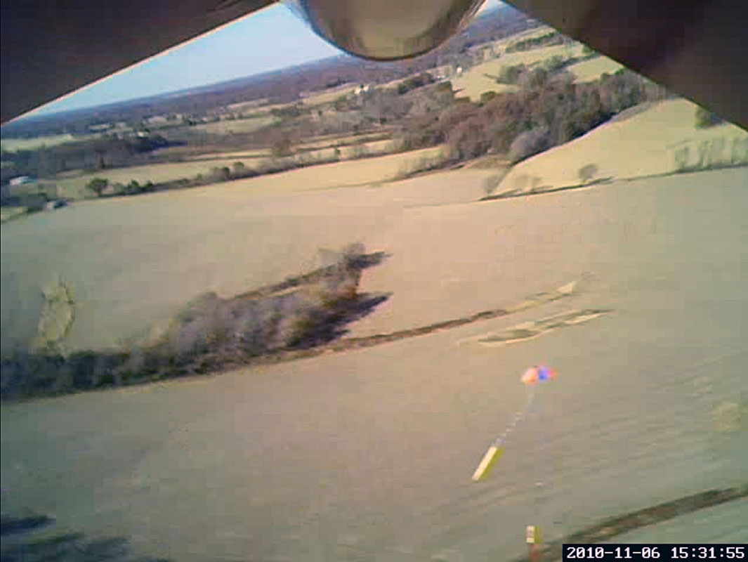 Still frame from Gearcam DVR onboard video camera 