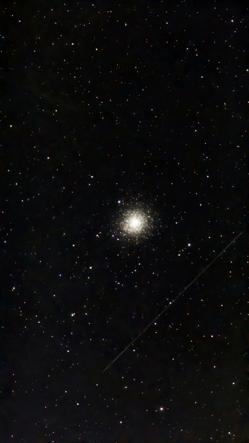 Globular Cluster M2 taken 10/15/25 with a Seestar S50 smart telescope.
