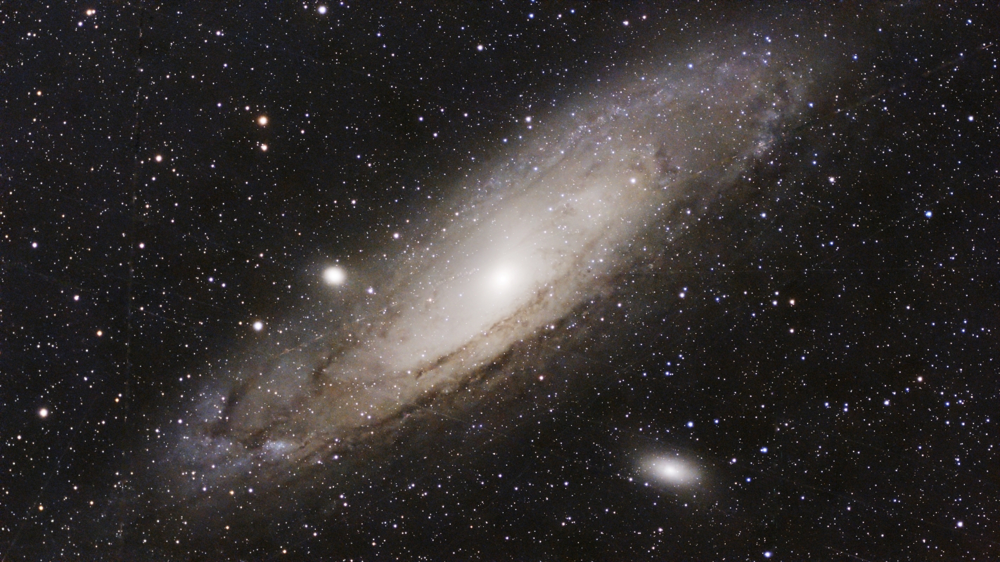 The Andromeda Galaxy M31 taken 10/08/26 with a Seestar S50 Pro Smart Telescope.