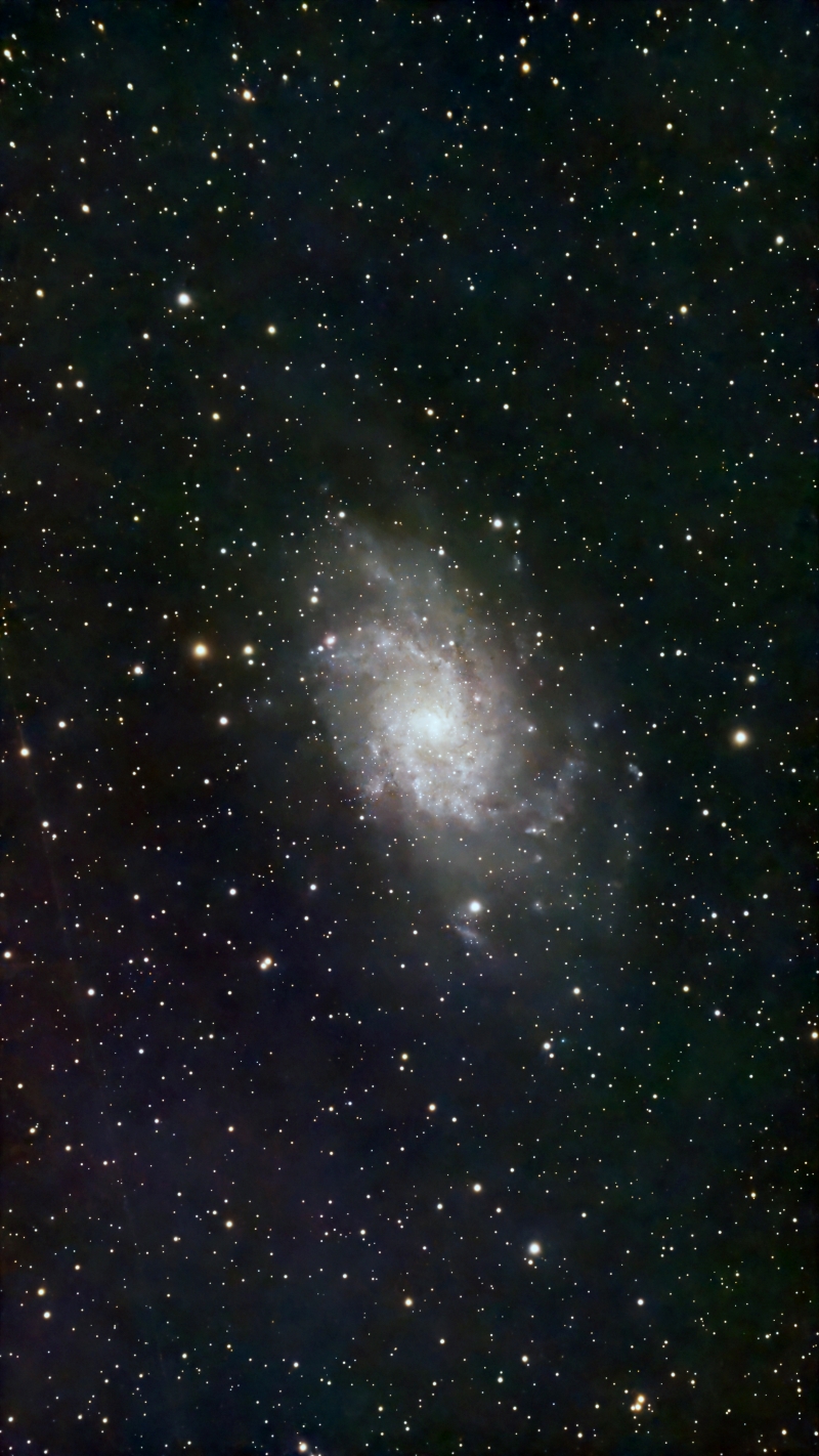 Spiral Galaxy M33 taken 11/27/25 with a Seestar S30 Smart Telescope