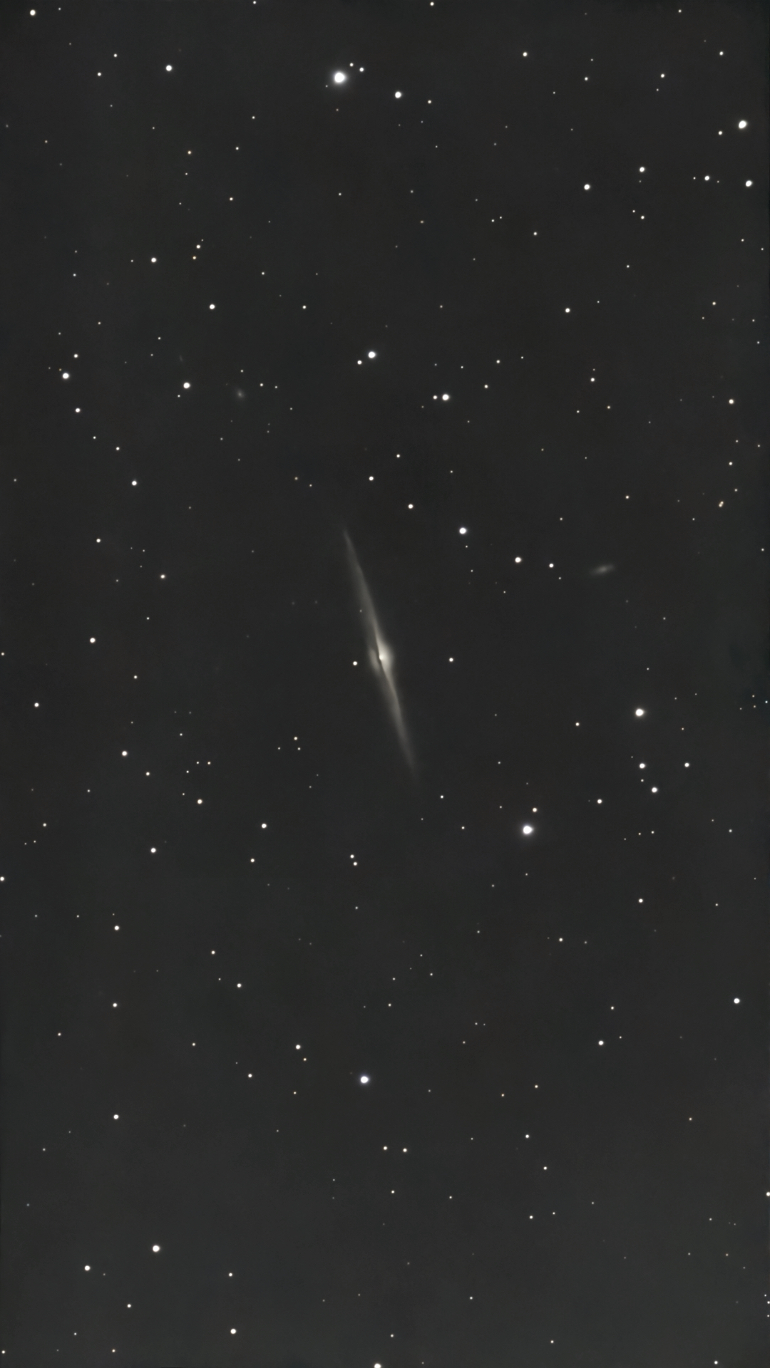 Galaxy NGC4565 taken 02/21/25 with a Seestar S50 smart telescope.