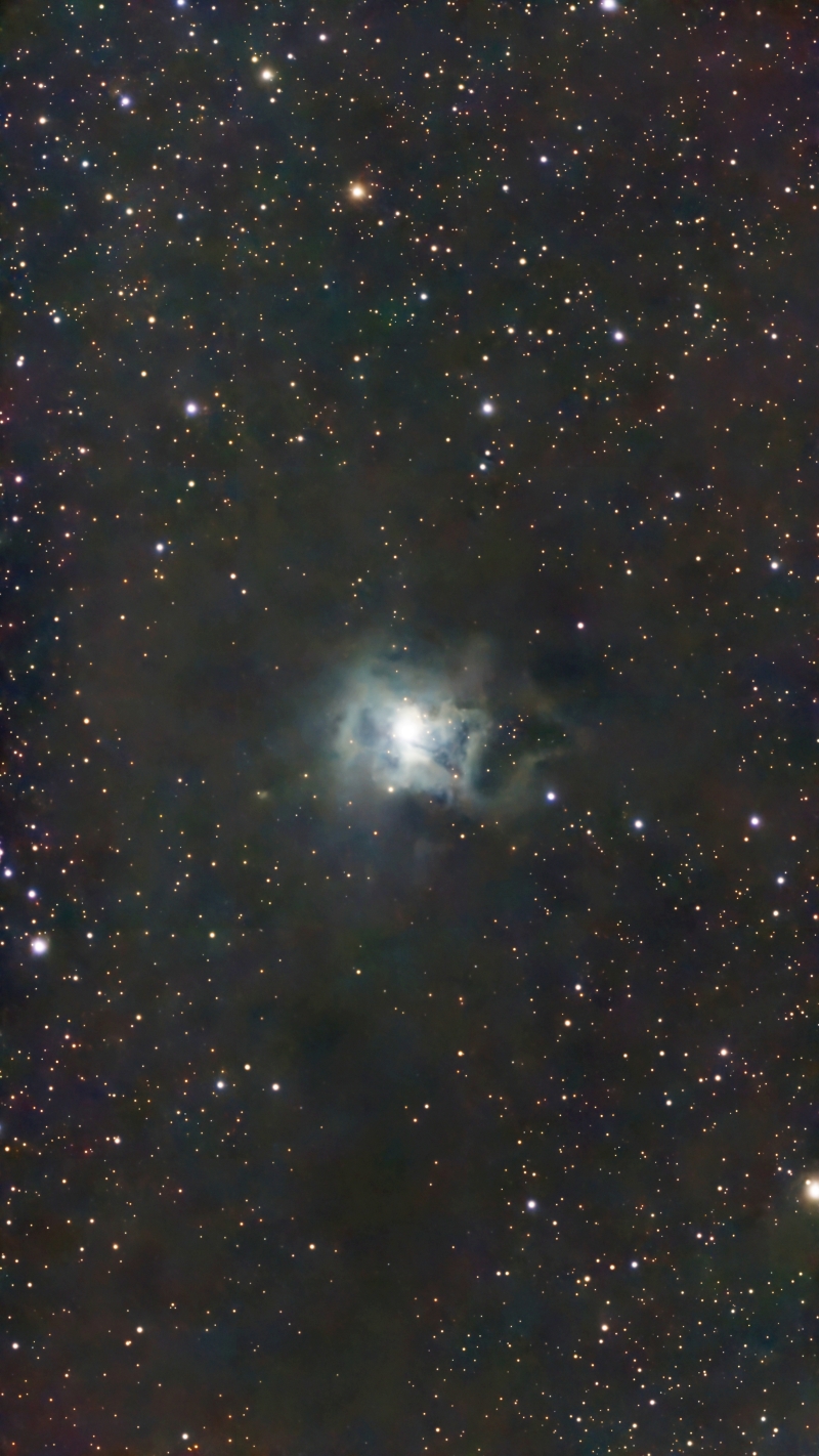 The Iris Nebula, NGC7023 taken October 12, 2025 with Seestar S50 Smart Telescope