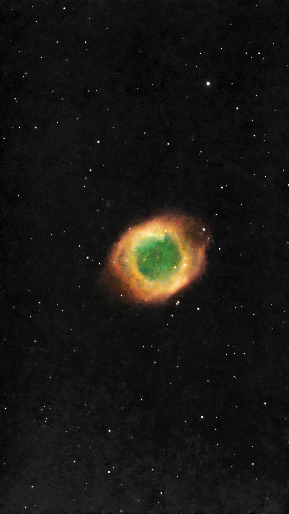 The Helix Planetary Nebula, NGC7293 taken September 13, 2025 with Seestar S50 Smart Telescope