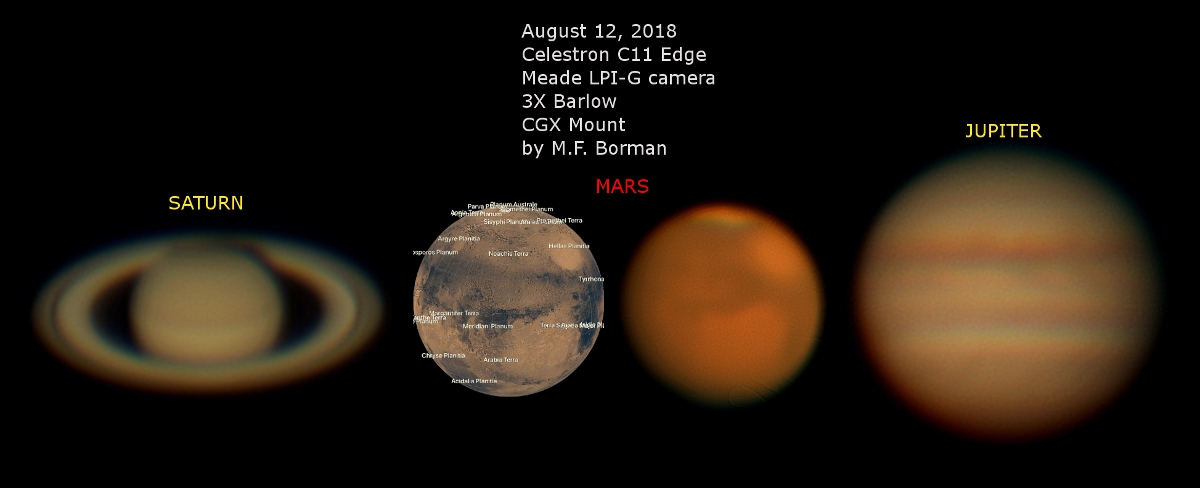 Jupiter and The Great Red Spot 05/27/2018