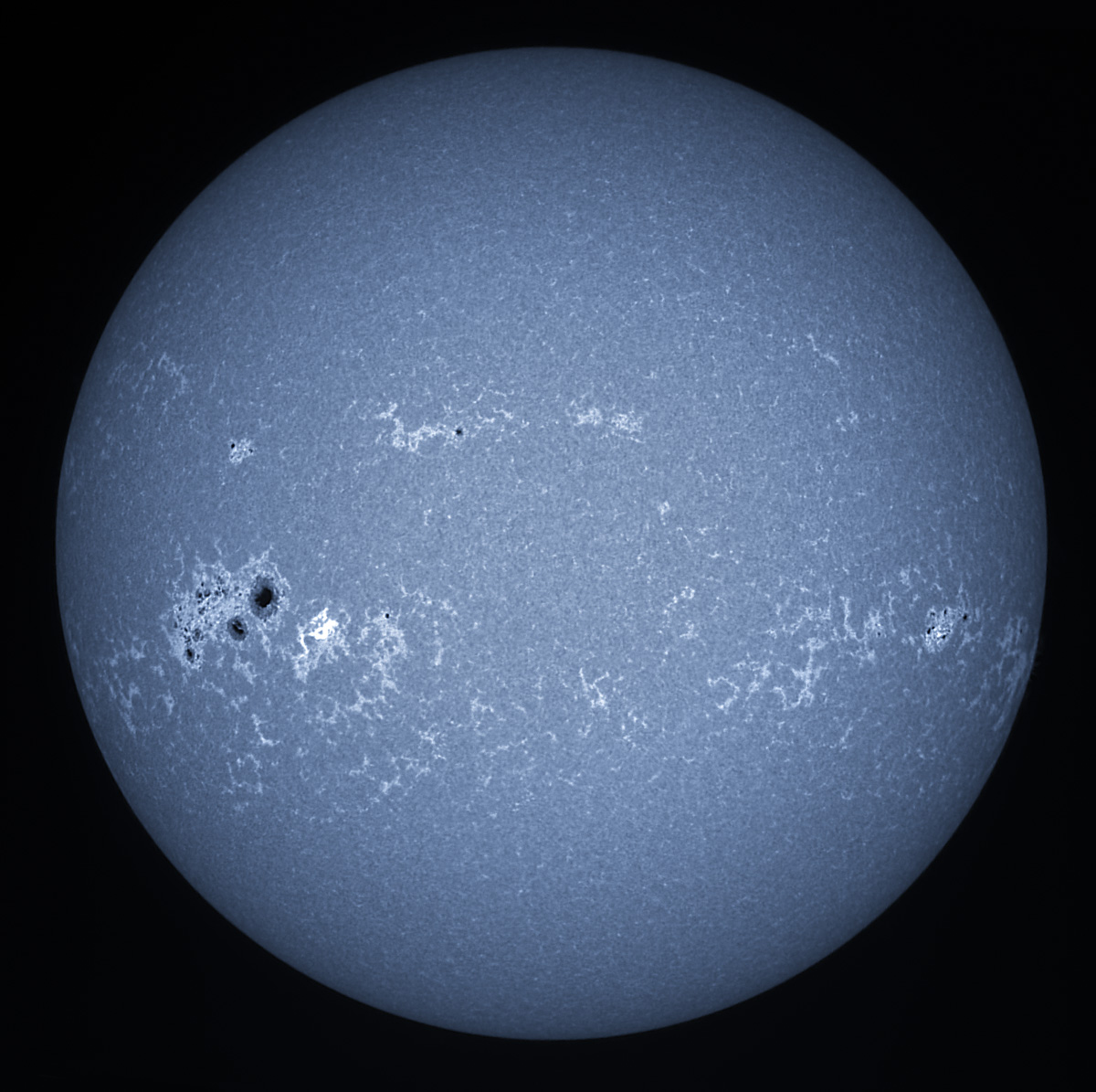 Solar Disk in CaK 01/04/2014