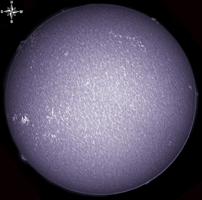 Solar Disk in CaK 01/29/2011