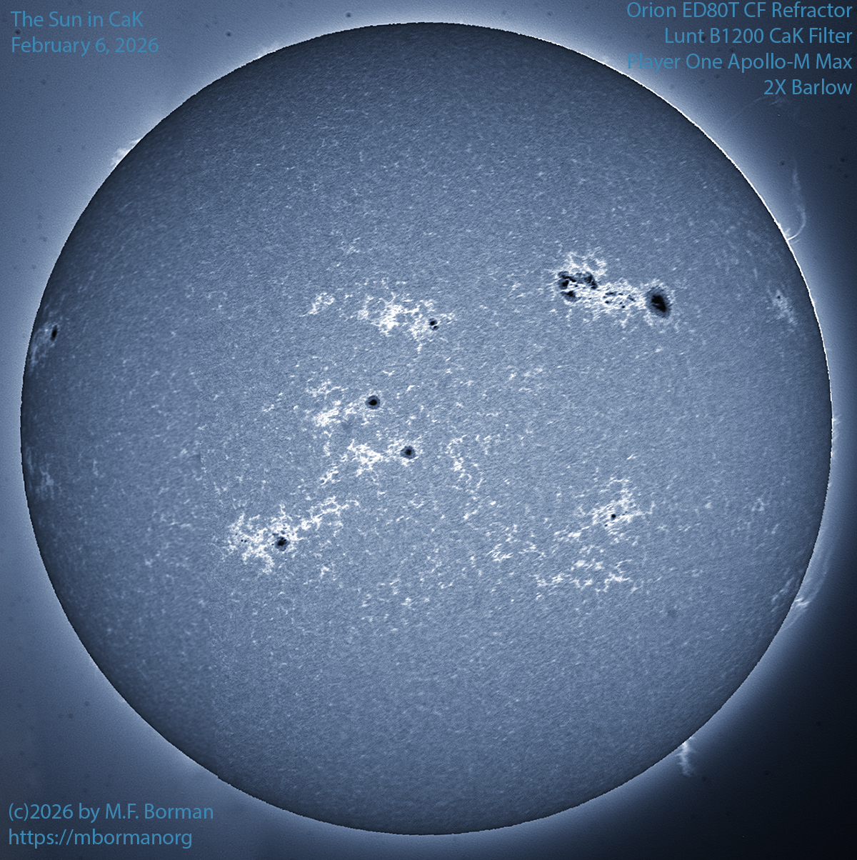 Solar image in CaK 02/06/26