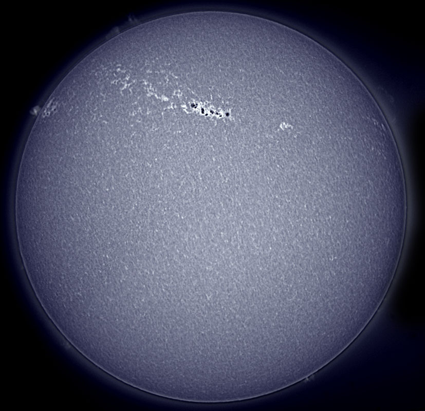 Solar disk in CaK 2/7/2010