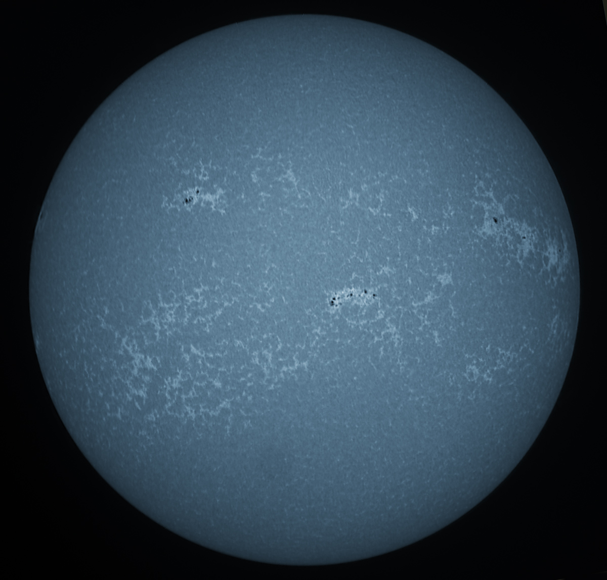 Solar Disk in CaK 02/07/2015