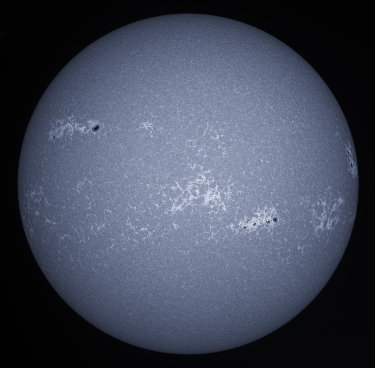 Solar Disk in CaK 03/15/2014