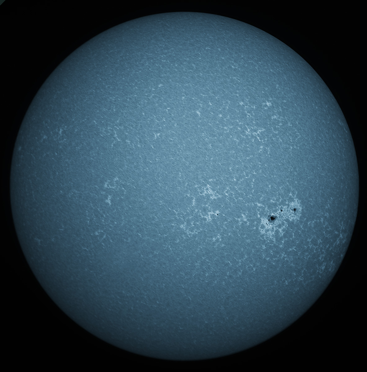 Solar Disk in CaK 03/15/2015