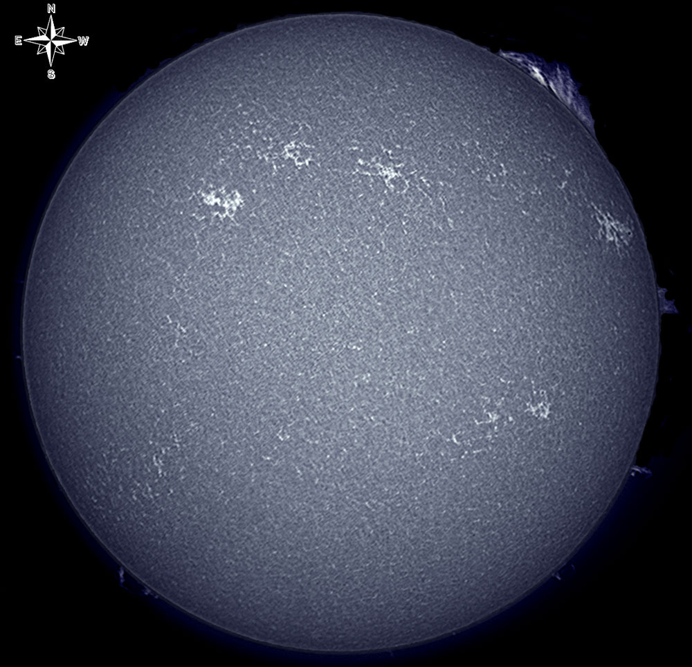 Solar Disk in CaK 3/19/10