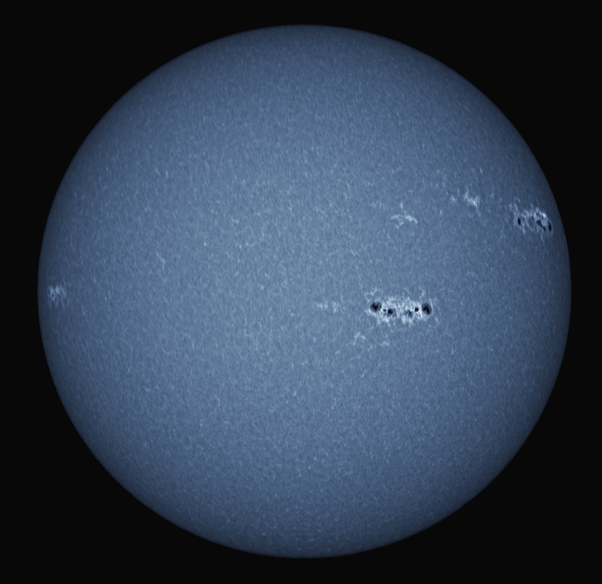 Solar Disk in CaK 04/02/2017