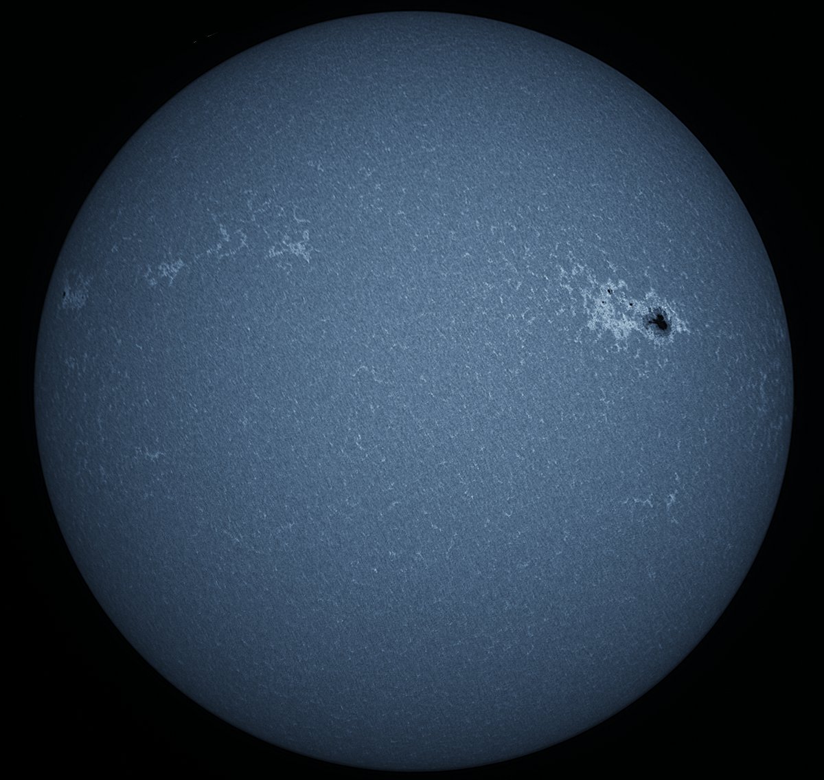Solar Disk in CaK 04/16/2016