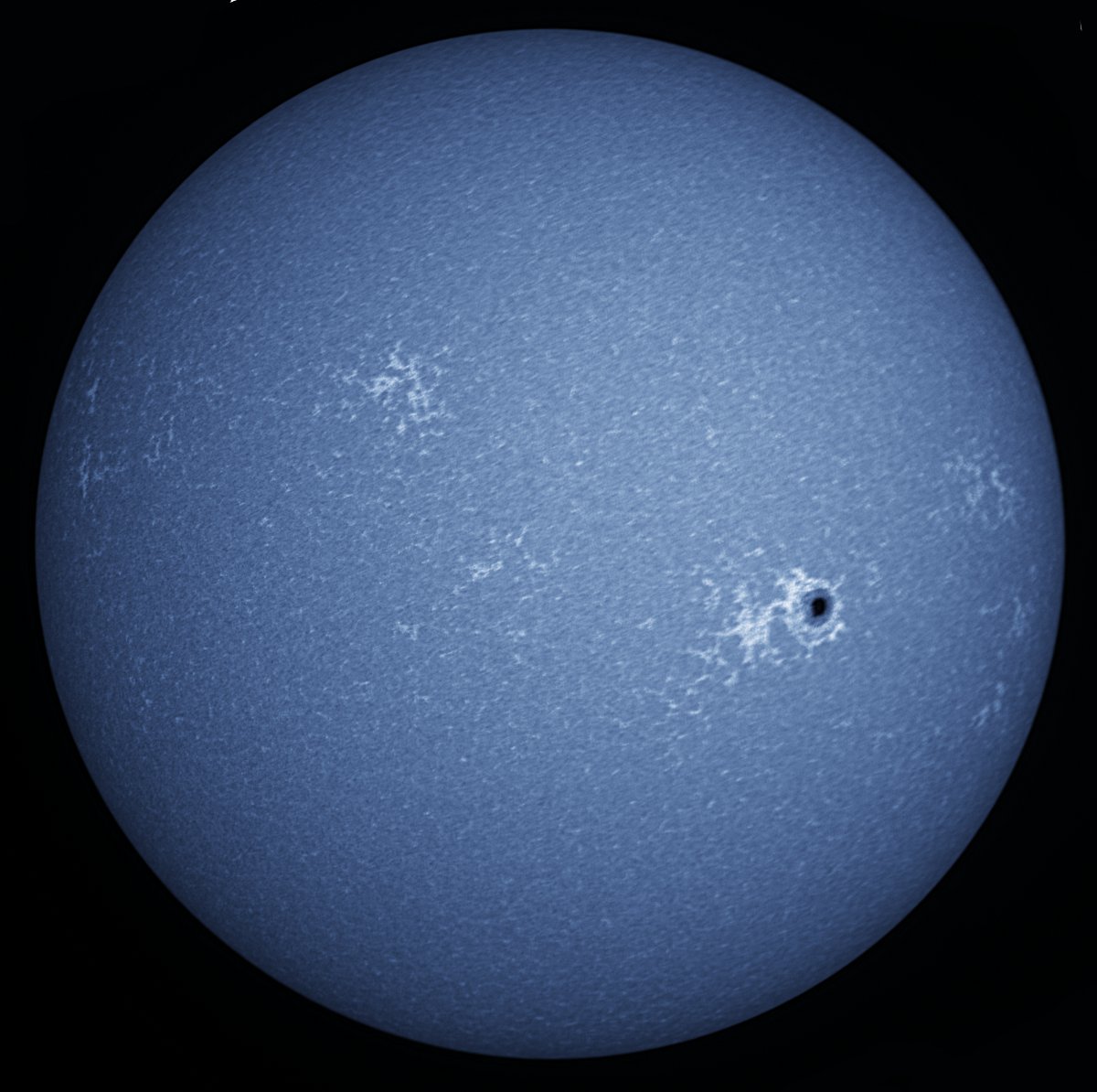 Solar Disk in CaK 05/22/2016