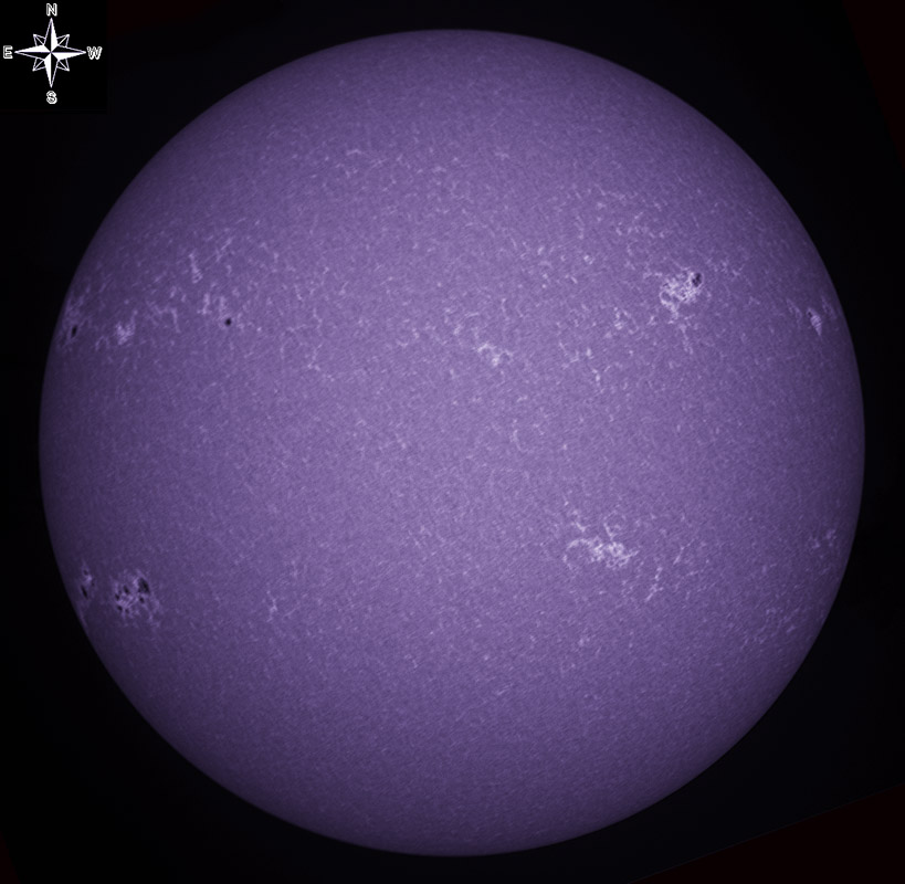 Solar Disk in CaK 05/29/2011