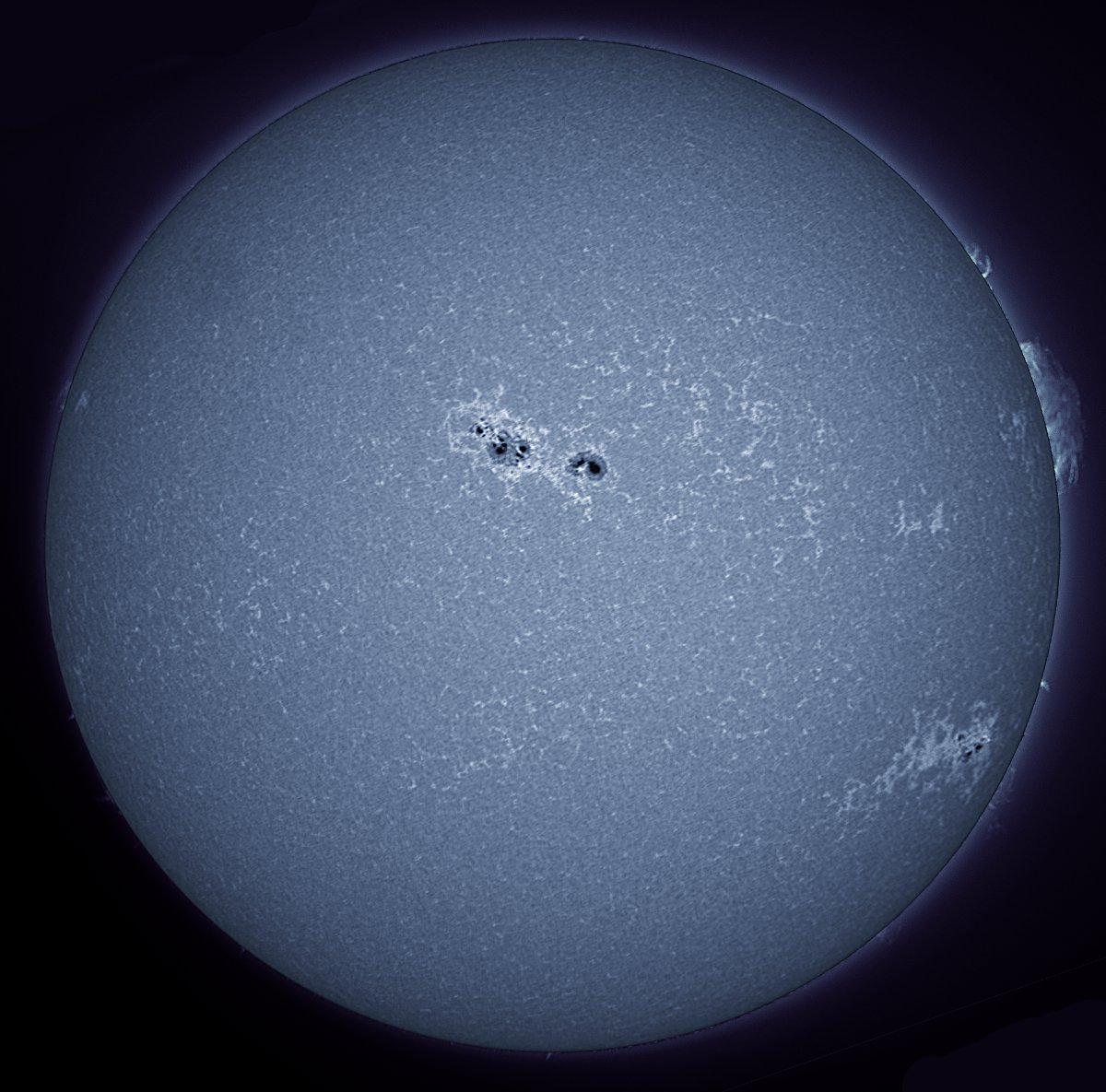 Solar Disk in CaK 06/21/2015