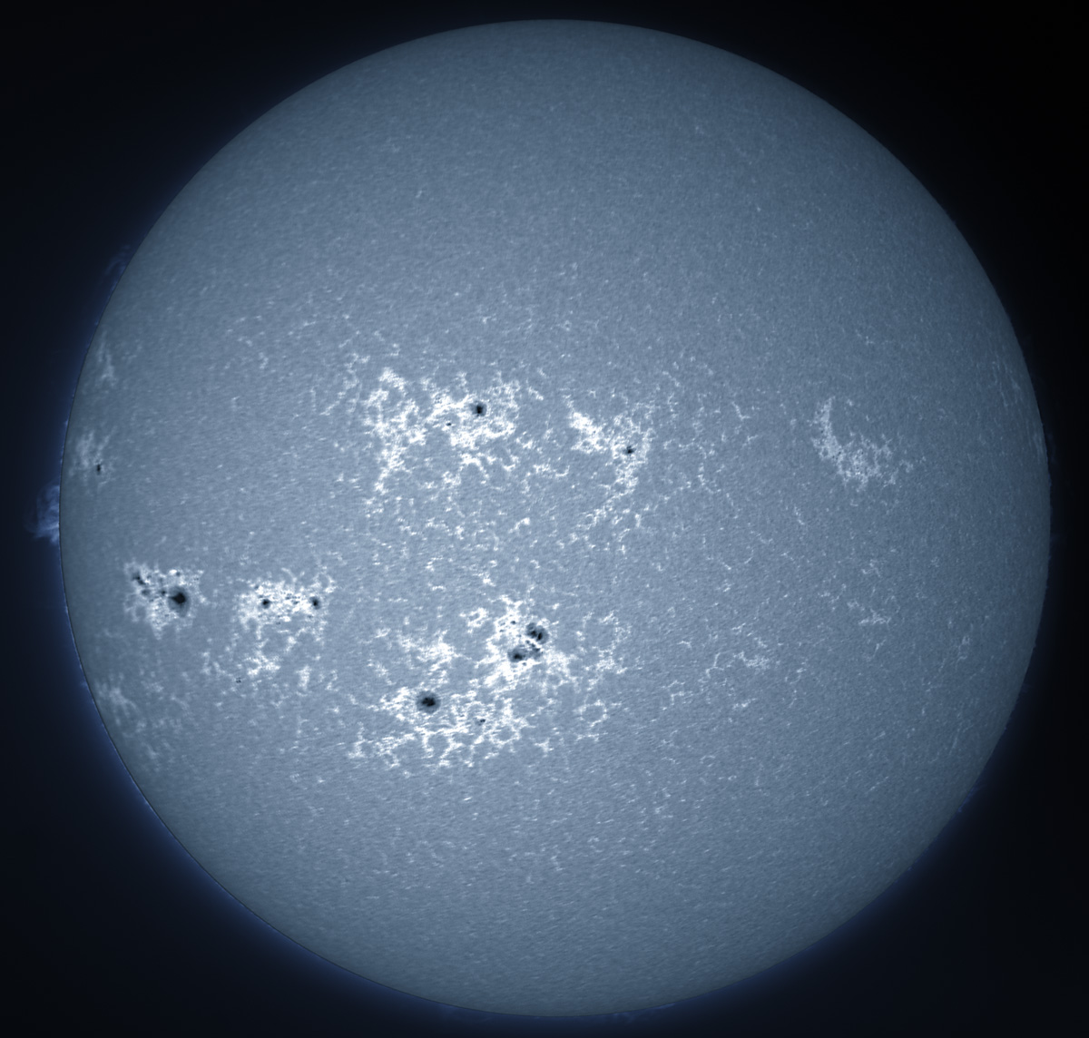 Solar Disk in CaK 07/04/2014