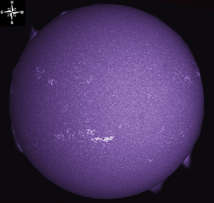 Solar Disk in CaK 07/09/2011