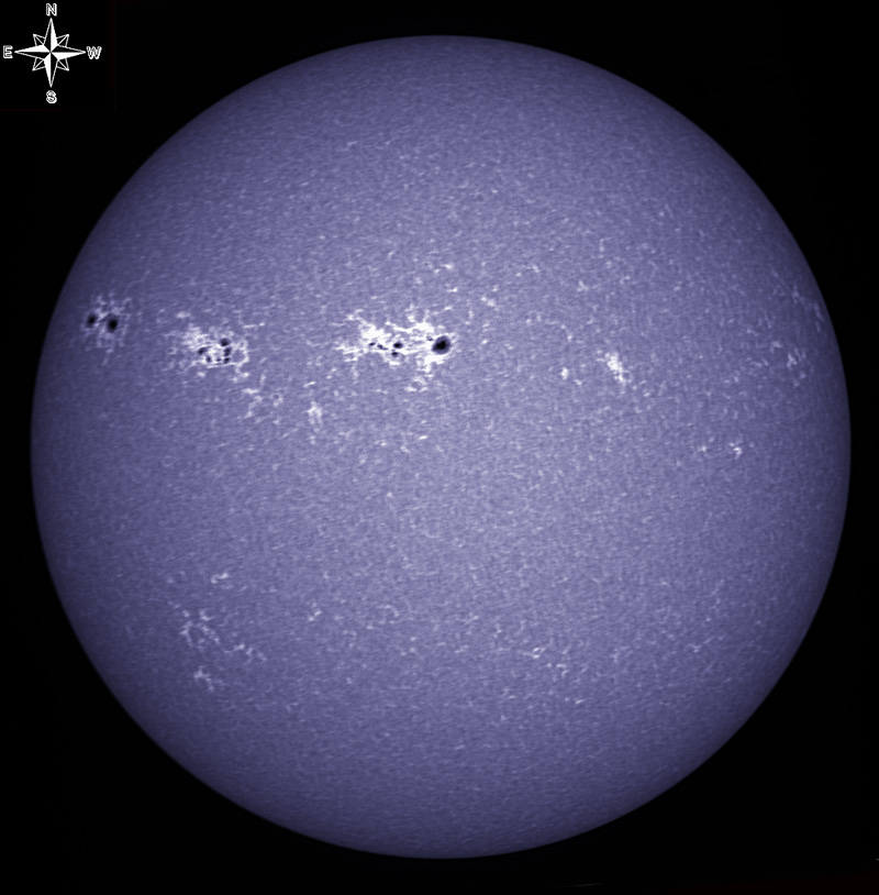 Solar Disk in CaK 07/29/2011