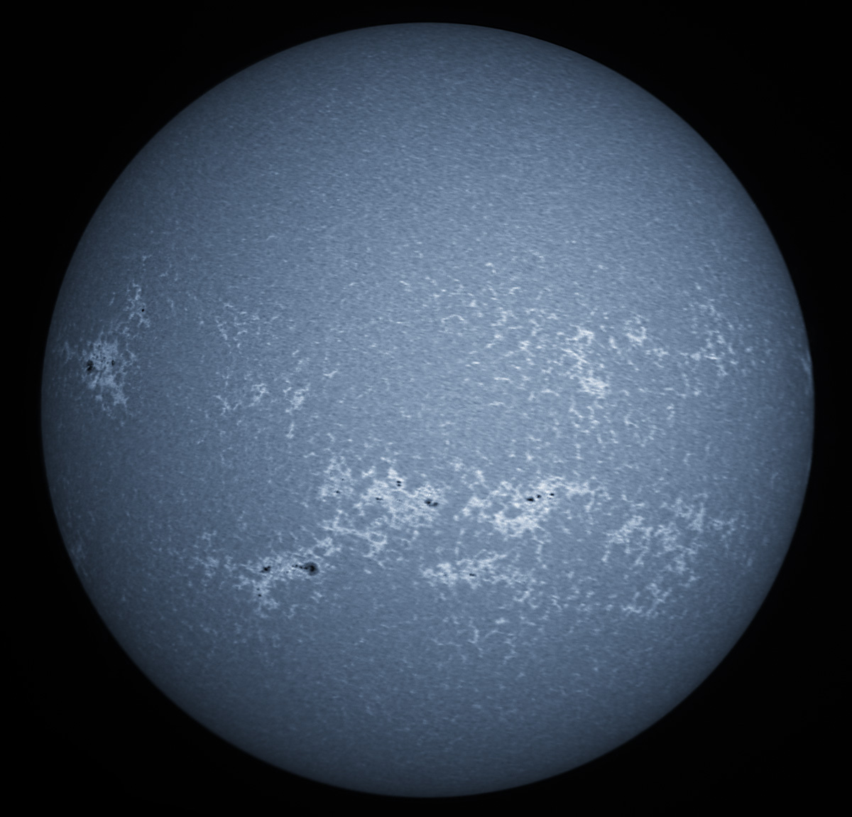 Solar Disk in CaK 08/03/2014