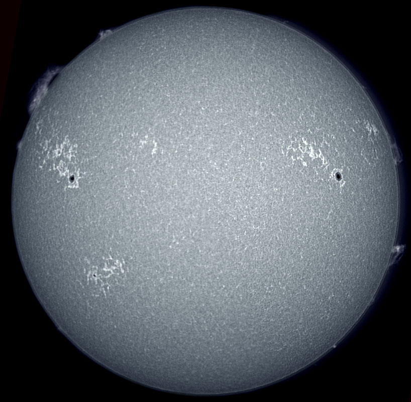 Solar Disk in CaK 8/6/2010