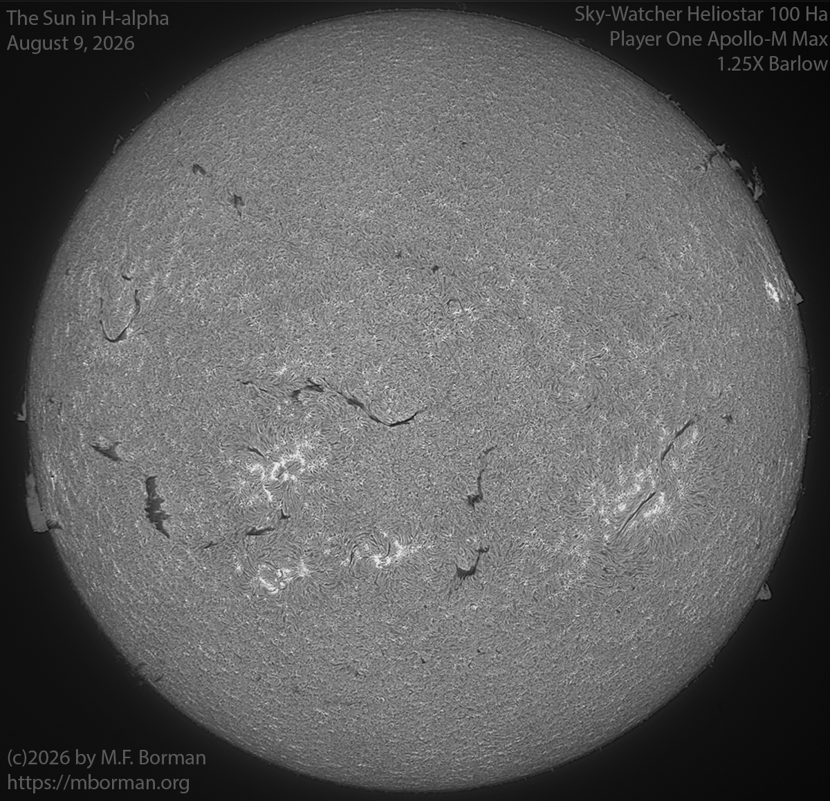 Solar image in h-alpha 08/09/26