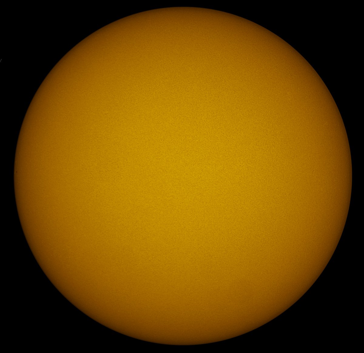 Solar Disk in white light 08/21/2016