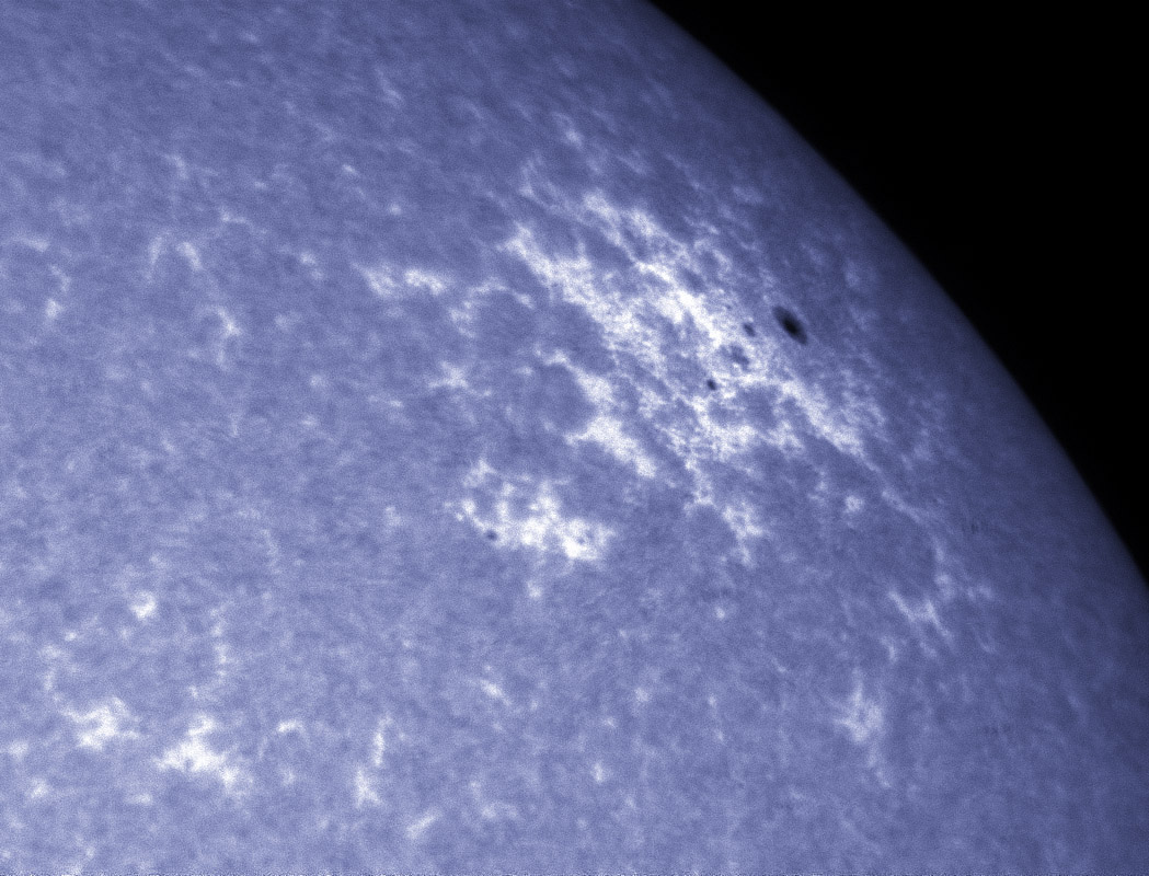 Sunspot 1271 and 1278 in CaK 8/26/2011