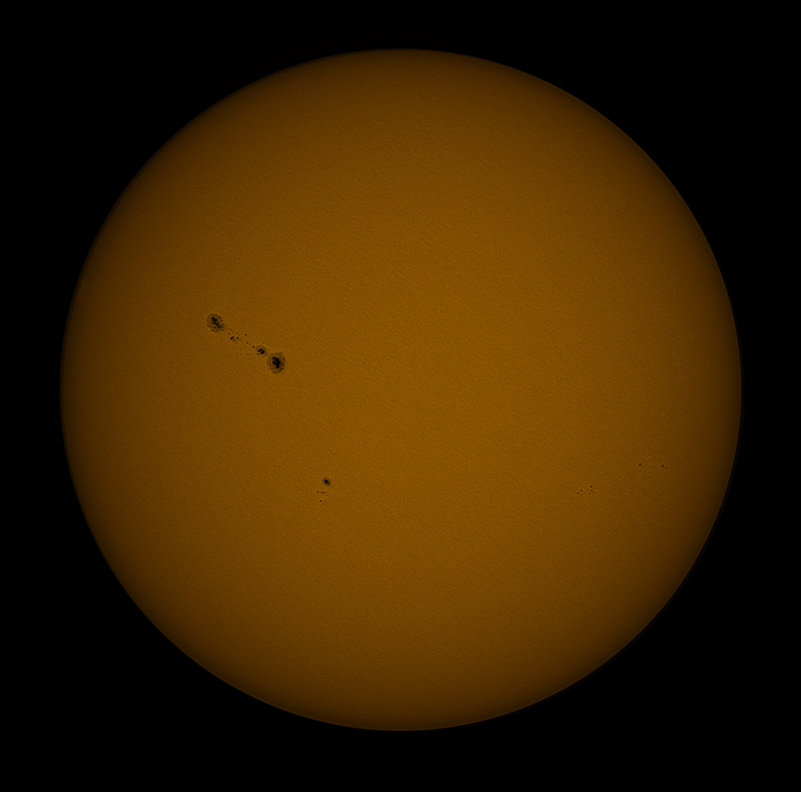 Solar disk in white light 09/02/2017