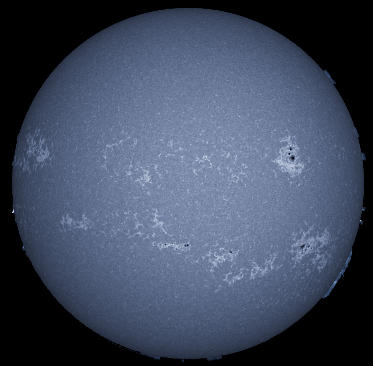 Solar Disk in CaK 09/13/2014