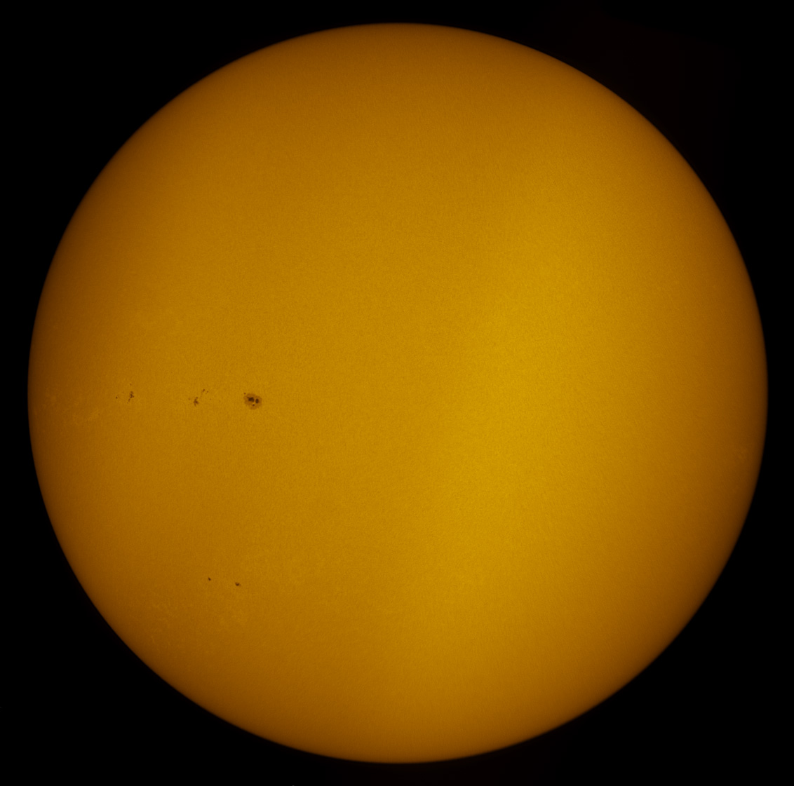 Solar Disk in white light 09/22/2012