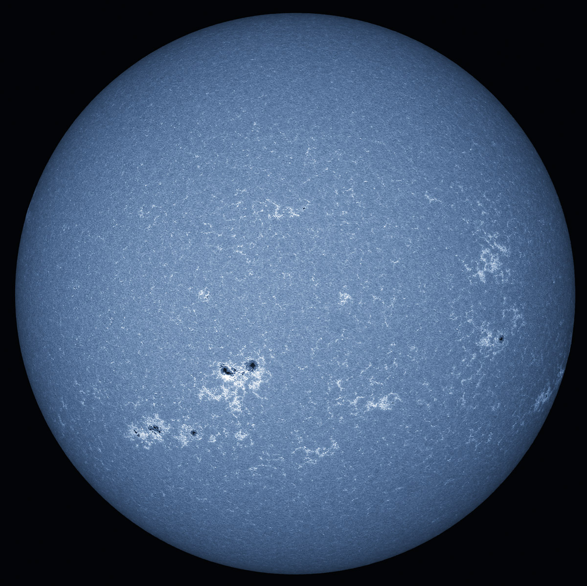 Solar Disk in CaK 10/11/2013