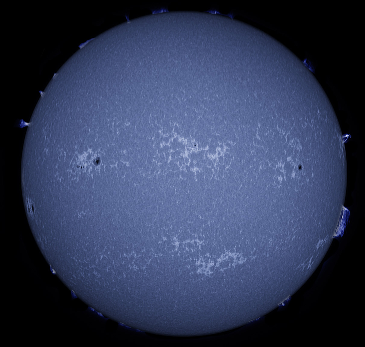 Solar Disk in CaK 10/21/2012