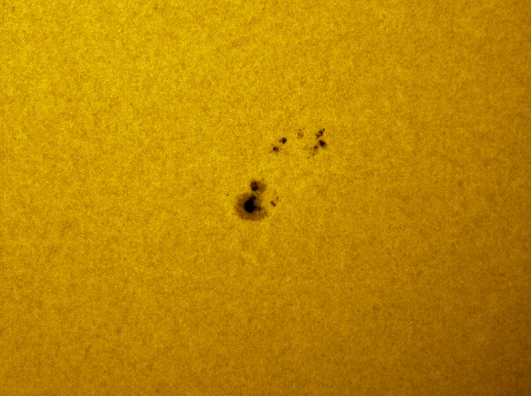 Sunspot 1327 in white light 10/22/2011