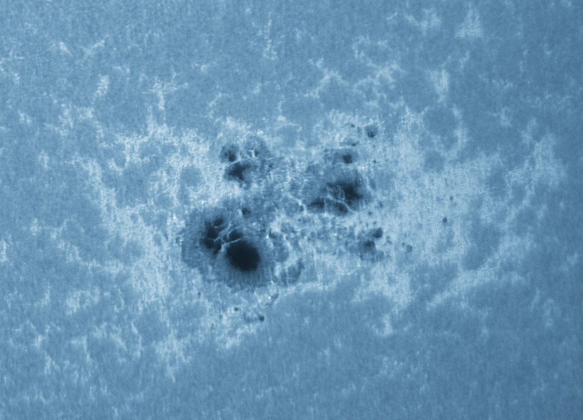 Huge Sunspot 12192 in CaK 10/23/2014