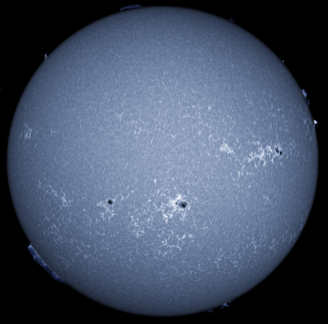 Solar Disk in CaK 10/27/2012