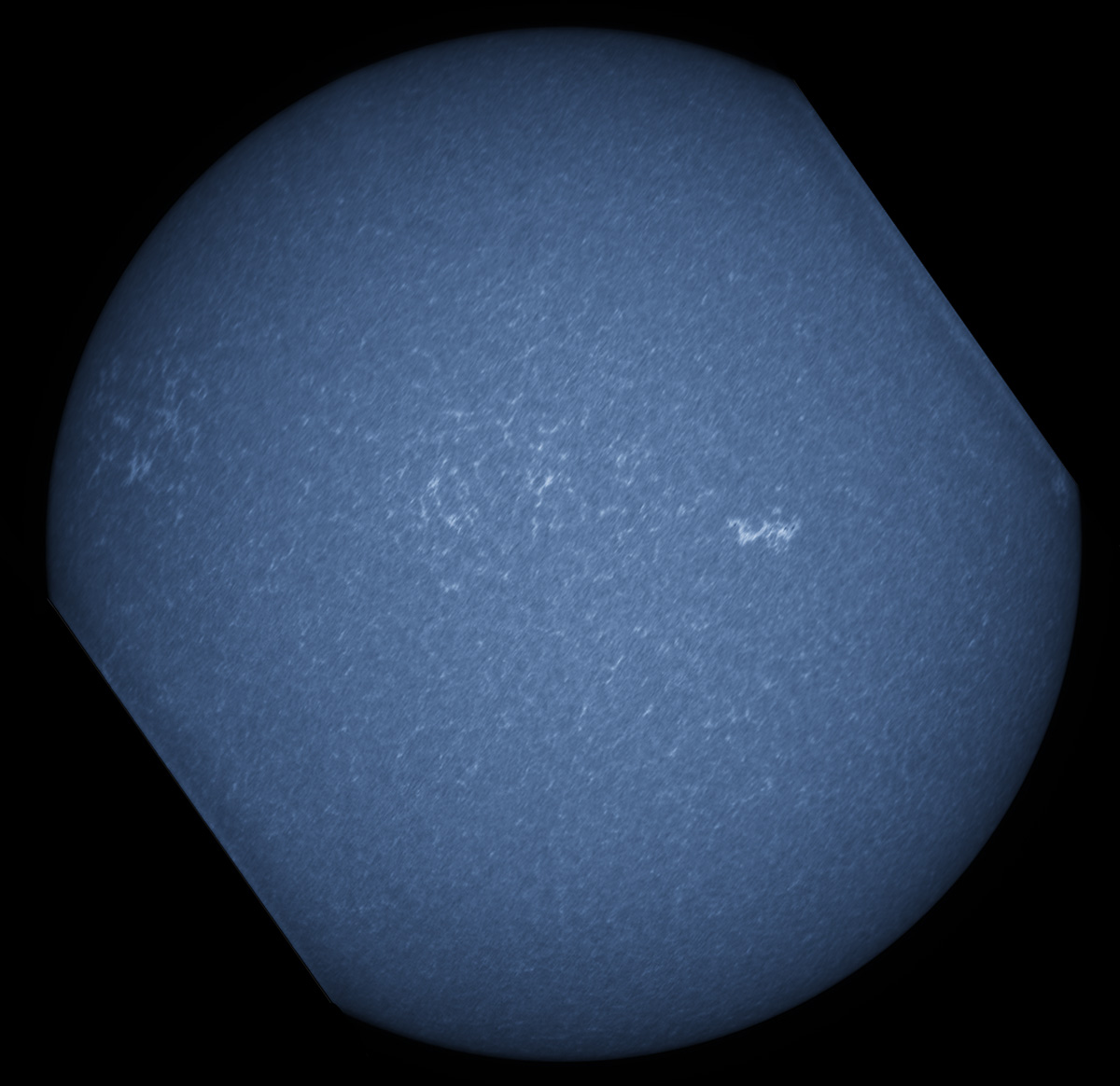 Solar Disk in CaK 10/29/2016